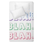 Blah Blah Duvet Cover Double Side (Single Size)