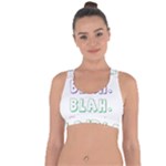 Blah Blah Cross String Back Sports Bra