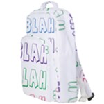 Blah Blah Double Compartment Backpack