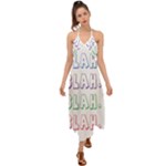 Blah Blah Halter Tie Back Dress 