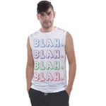 Blah Blah Men s Regular Tank Top