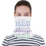 Blah Blah Face Seamless Bandana (Adult)