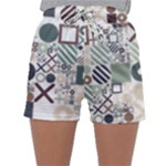 Mosaic Print Sleepwear Shorts