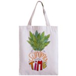 Summer Time Zipper Classic Tote Bag