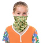 Green Pastel Pattern Face Covering Bandana (Kids)