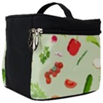 Seamless Pattern With Vegetables  Delicious Vegetables Make Up Travel Bag (Big)