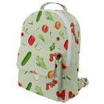 Seamless Pattern With Vegetables  Delicious Vegetables Flap Pocket Backpack (Small)