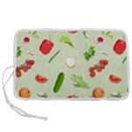 Seamless Pattern With Vegetables  Delicious Vegetables Pen Storage Case (M)