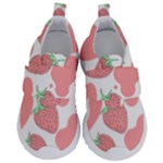 Strawberry Cow Pet Kids  Velcro No Lace Shoes