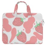Strawberry Cow Pet MacBook Pro Double Pocket Laptop Bag