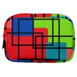 Colorful Rectangle boxes Make Up Pouch (Small)