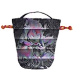 Techno Bouquet Drawstring Bucket Bag