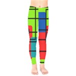 Colorful Rectangle boxes Kids  Leggings