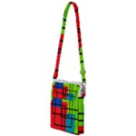 Colorful Rectangle boxes Multi Function Travel Bag