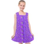 Paradise Flowers In A Peaceful Environment Of Floral Freedom Kids  Cross Back Dress