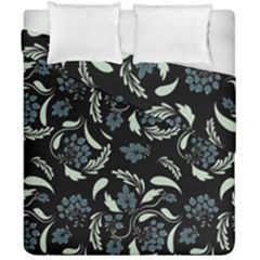 Folk flowers art pattern Duvet Cover Double Side (California King Size) from ArtsNow.com