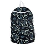 Folk flowers art pattern Foldable Lightweight Backpack