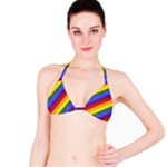 Lgbt Pride Motif Flag Pattern 1 Bikini Top