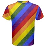 Lgbt Pride Motif Flag Pattern 1 Men s Cotton Tee