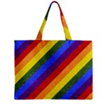 Lgbt Pride Motif Flag Pattern 1 Zipper Mini Tote Bag