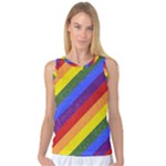 Lgbt Pride Motif Flag Pattern 1 Women s Basketball Tank Top