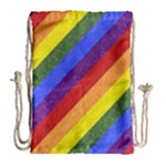 Lgbt Pride Motif Flag Pattern 1 Drawstring Bag (Large)