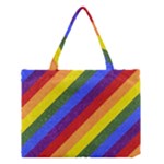 Lgbt Pride Motif Flag Pattern 1 Medium Tote Bag