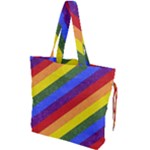 Lgbt Pride Motif Flag Pattern 1 Drawstring Tote Bag