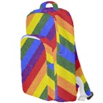 Lgbt Pride Motif Flag Pattern 1 Double Compartment Backpack