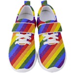 Lgbt Pride Motif Flag Pattern 1 Women s Velcro Strap Shoes
