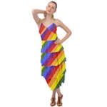 Lgbt Pride Motif Flag Pattern 1 Layered Bottom Dress