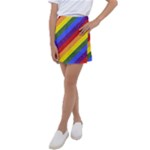 Lgbt Pride Motif Flag Pattern 1 Kids  Tennis Skirt