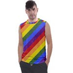 Lgbt Pride Motif Flag Pattern 1 Men s Regular Tank Top