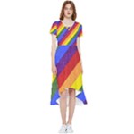 Lgbt Pride Motif Flag Pattern 1 High Low Boho Dress