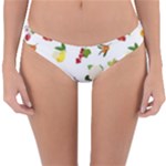 Fruits, Vegetables And Berries Reversible Hipster Bikini Bottoms
