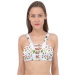 Fruits, Vegetables And Berries Cage Up Bikini Top