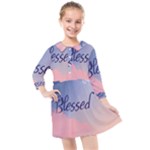 Blessed Kids  Quarter Sleeve Shirt Dress