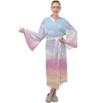 Evening Sky Love Maxi Velour Kimono