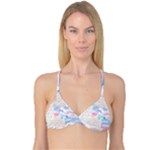 Pastel Love Reversible Tri Bikini Top