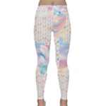 Pastel Love Lightweight Velour Classic Yoga Leggings