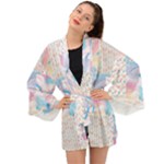 Pastel Love Long Sleeve Kimono