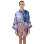 Ruhaniyat Long Sleeve Satin Kimono