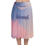 Ruhaniyat Velvet Flared Midi Skirt