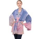 Ruhaniyat Long Sleeve Velvet Kimono 