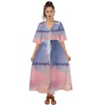 Ruhaniyat Kimono Sleeve Boho Dress