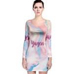 Yugen Long Sleeve Velvet Bodycon Dress