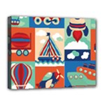 Travel With Love Canvas 14  x 11  (Stretched)