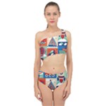 Travel With Love Spliced Up Two Piece Swimsuit