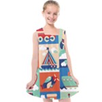 Travel With Love Kids  Cross Back Dress