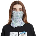 Splatter Abstract Bright Print Face Covering Bandana (Two Sides)